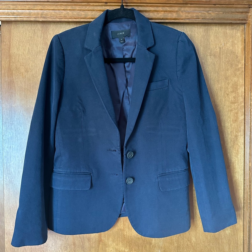 J. Crew Navy Blue Blazer size 4